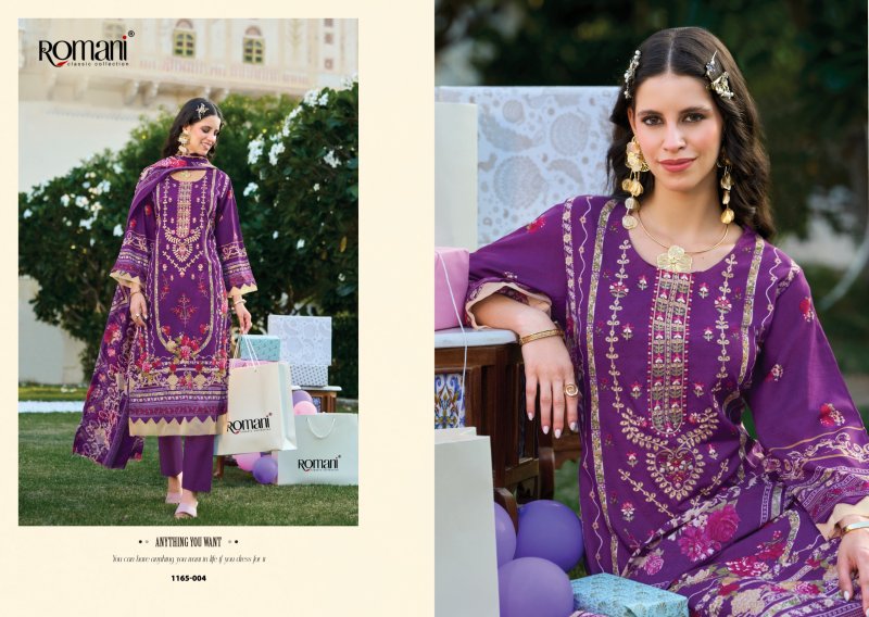 Bin Kareem Vol 7 By Romani Cotton Digital Pakistani Dress Material